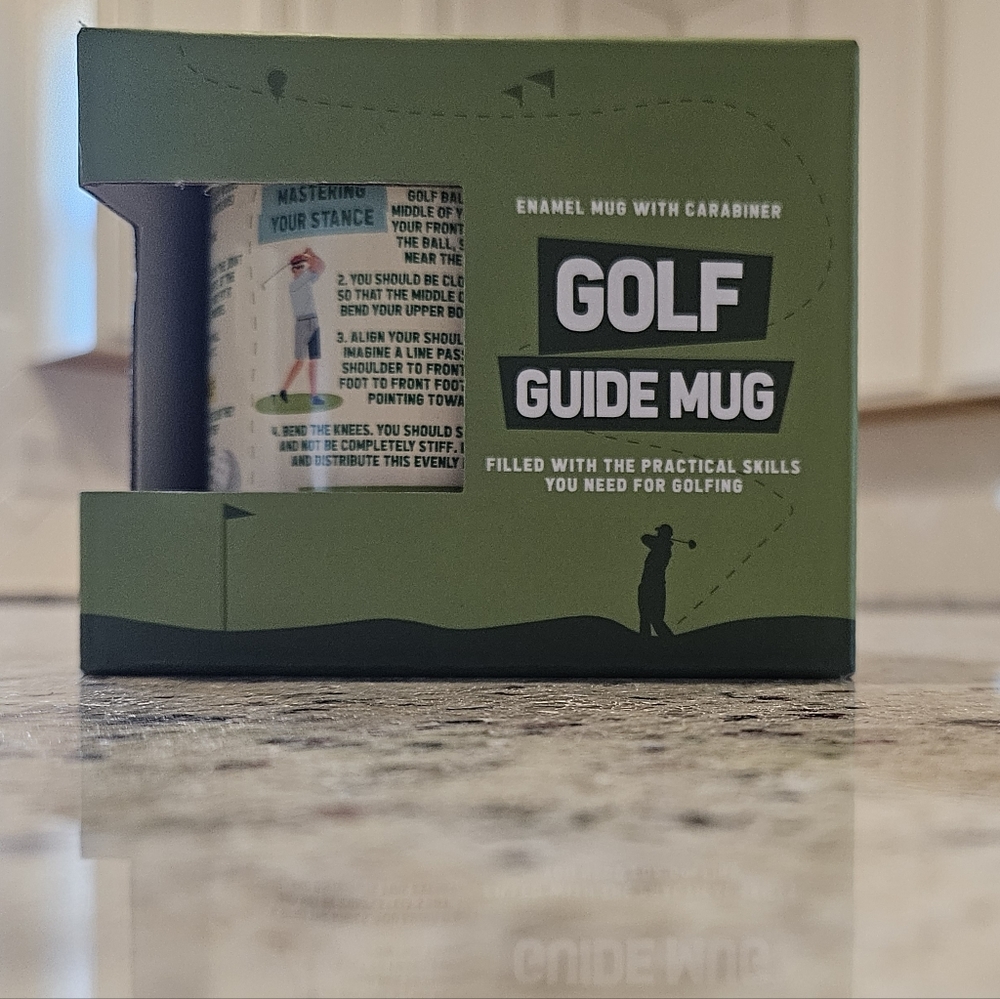 Gift Republic Golf Guide Mug Enamel Cup